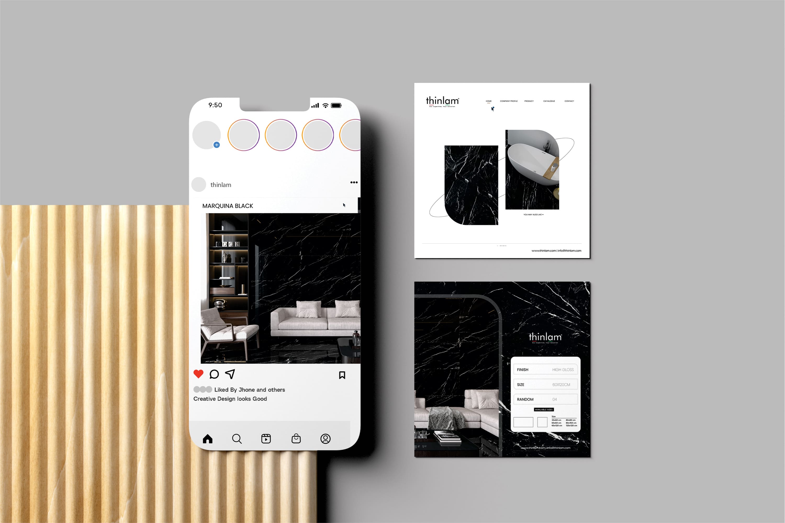 Acrylic Laminate Design