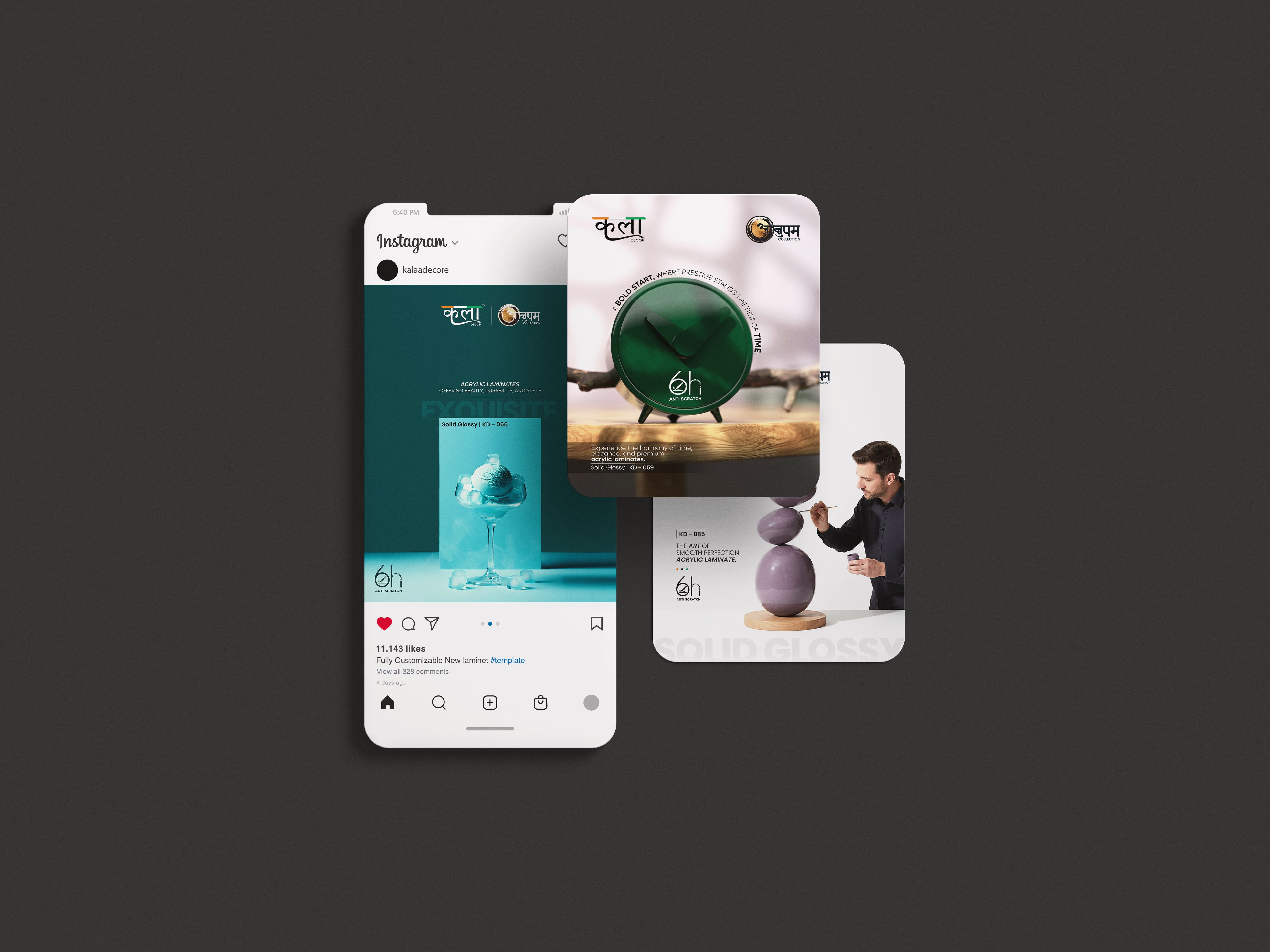 Acrylic Laminate Design